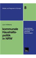 Kommunale Haushaltspolitik in NRW