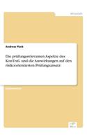 Die prüfungsrelevanten Aspekte des KonTraG und die Auswirkungen auf den risikoorientierten Prüfungsansatz: (German)