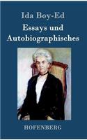 Essays und Autobiographisches: (German)