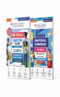 Oswaal One For All Question Bank + One For All Workbook (NCERT & CBSE) Class 6 Mathematics (Set of 2 Books) | For Latest Exam