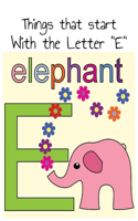 Things that start with the letter E