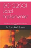 ISO 22301 Lead Implementer