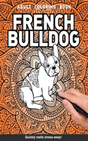French bulldog Adults Coloring Book
