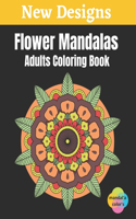 Flower Mandalas - Adults Coloring Book