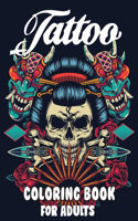 Tattoo Coloring Book For Adults