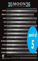 2026 Moon Calendar Card (5 Pack)