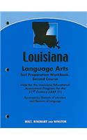 Elements of Literature: Language Arts Test Preparation Workbook Second Course