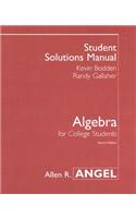 Algebra for College Students: Student Solutions Manual