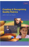 Creating & Recognizing Quality Rubrics: (Assessment Training Institute, Inc.)