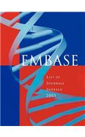 Embase List of Journals Indexed 2003
