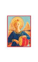 Angel with Drum Boxed Draw Holiday Notecards