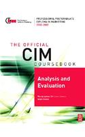 Analysis and Evaluation