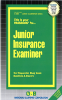 Junior Insurance Examiner: Volume 2069