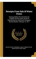 Receipts From Sale Of Water Power