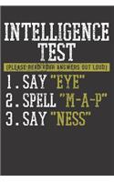 Intelligence Test Student Notebook Journal