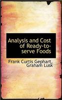 Analysis and Cost of Ready-To-Serve Foods