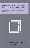 Bibliography of Fossil Vertebrates, 1939-1943