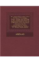 New Zealand Nature Notes: Short Sketches of the Geology, Botany, Zoology, and Ethnology of New Zealand (with Notes on Engineering-Works) for the Use of Members of the Australasian Association for the Advancement of Science, Wellington Meeting, Janu: Short Sketches of the Geology, Botany, Zoology, and Ethnology of New Zealand (with Notes on Engineering-Works) for the Use of Members of the Austral