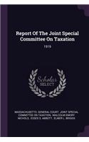 Report of the Joint Special Committee on Taxation