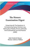 The Honors Examination Digest