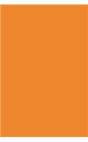 Journal Cadmium Orange Color Simple Plain Orange