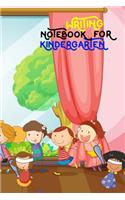 Writing Notebook For Kindergarten: Blank Journal Notebook To Write In