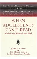 When Adolescents Can't Read