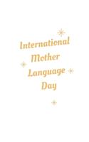International Mother Language Day Notebook