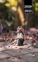 Monkey Ape Week Planner Weekly Organizer Calendar 2020 / 2021 - Very Small One