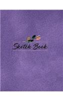 Sketchbook Journal for Girls: 120 Pages of 8.5"x11" Blank Paper for Drawing, Sketching and Creative Doodling. Personalized Artist Notebook and Sketchbook Journal