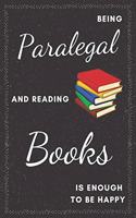 Paralegal & Reading Books Notebook