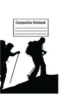 Composition Notebook: Hiking Journal For Kids Teens Men Women Couples Adults To Write Down Daily Notes