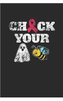 Check Your Boo Bee: Graph Paper Notebook (6" x 9" - 120 pages) Breast Cancer Awareness Themed Notebook for Daily Journal, Diary, and Gift
