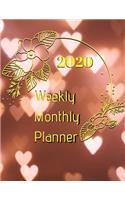 2020 Weekly Monthly Planner: 2020 Weekly/Monthly Planner, Calendar Schedule Organizer Agenda Appointment Notebook Yearly Diary Journal Notebook, Appointment Calendar