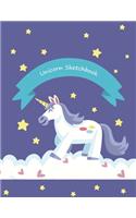 Unicorn Sketch book, Sketchbook for kids