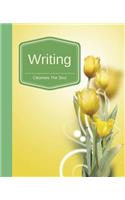Writing Cleanses The Soul: Composition Notebook, Writing Notebook, Writing Journal, Dot Grid Notebook, Grid Notebook, Dotted Writing Notebook 7.5 x 9.25 dot grid notebook 150 