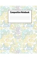 Composition Notebook: Amoeba Shapes College Ruled Lined Pages Book (7.44 X 9.69)