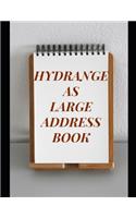 Hydrangeas Large Address Book