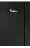 Mason: Simulated Leather Notebook Journal Diary Sketchbook with Lined Pages