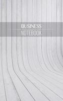 Business Notebook: Organize Notes, Ideas, Follow Up, Project Management, 6 X 9 (15.24 X 22.86 CM) - 110 Pages - Durable Soft Cover - Blanc