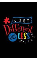 Just Different Not Less
