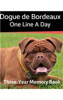 Dogue de Bordeaux - One Line a Day
