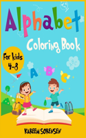 Alphabet Coloring Book for Kids 4-8