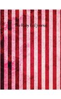 The Ruby Red Journal - Paper Notebook, Diary & Journal