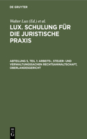 Arbeits-, Steuer- Und Verwaltungssachen Rechtsanwaltschaft, Oberlandesgericht