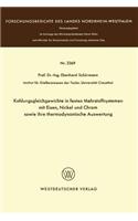 Kohlungsgleichgewichte in festen Mehrstoffsystemen mit Eisen, Nickel und Chrom sowie ihre thermodynamische Auswertung