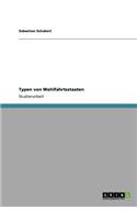 Typen von Wohlfahrtsstaaten