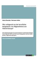 Wie erfolgreich ist die berufliche Integration von MigrantInnen aus Südost-Europa?: Eine Schichtungsanalyse der österreichischen Gesellschaft mit Beginn des EU-Beitritts 1995 und 2010 unter Bezugnahme auf ihre beiden größten Migrant(German)
