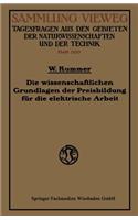 Wissenschaftlichen Grundlagen Der Preisbildung Für Die Elektrische Arbeit