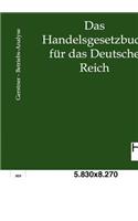 neue Handelsgesetzbuch für das Deutsche Reich